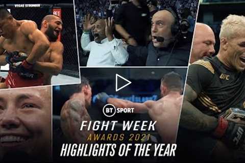 UFC in 2021 Best Bits  Fight Week Awards Review