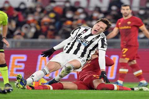 Chiesa suffers devastating ACL injury in Juventus’ win over Roma and will miss Italy’s crunch World ..
