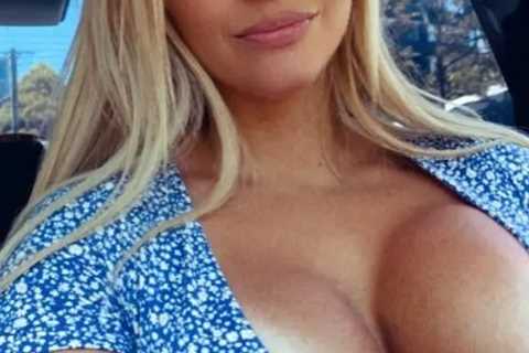 Boxing beauty Ebanie Bridges jokes Covid jab made her boobs bigger as she shares busty selfie