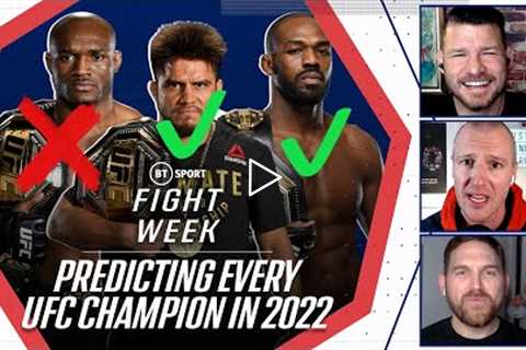 Predicting Every UFC Champion in 2022!  Fight Week with Michael Bisping, Adam Catterall & Nick..