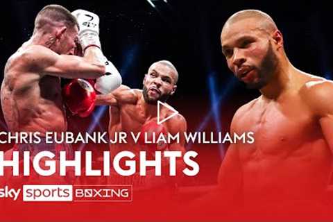 FOUR knockdowns & a showboat finish! ✨ Chris Eubank Jr vs Liam Williams  Highlights