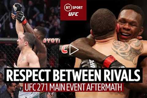 Respect between rivals! Adesanya and Whittaker embrace after rematch  UFC 271 Aftermath