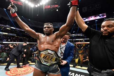 Dana White did not put belt on UFC contract rebel Francis Ngannou because he was in the TOILET,..