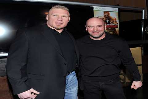 Brock Lesnar says UFC boss Dana White is ‘all right’ but WWE star claims ‘I probably should have..