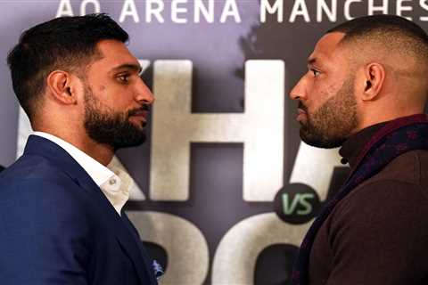 Eddie Hearn brands Amir Khan vs Kell Brook a ‘money’ grab’ and reveals he ‘probably’ won’t watch..