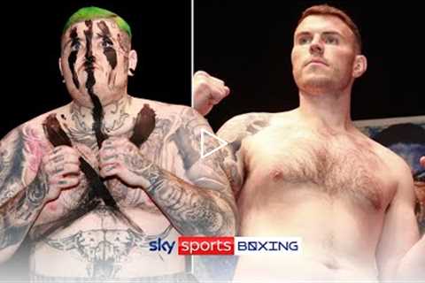 Scottish kilt & facepaint! 🏴󠁧󠁢󠁳󠁣󠁴󠁿 McFarlane v Campbell!  Scottish Heavyweight Title ..