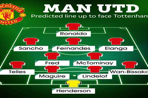 How Man Utd could line up against Tottenham with De Gea set to MISS clash with Covid and Cristiano..