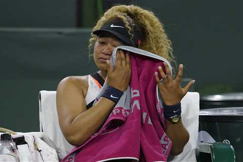 Naomi Osaka breaks down in tears after heckler shouts ‘you suck’ during defeat in Indian Wells