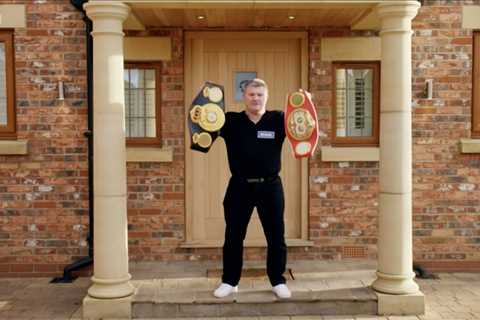 Inside Ricky Hatton’s Manchester mansion with gold dining room, home cinema, pool and diamante door ..