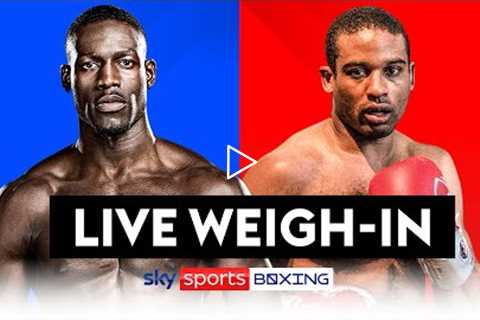 LIVE WEIGH-IN! Riakporhe vs Jumah  Wembley Fight Night