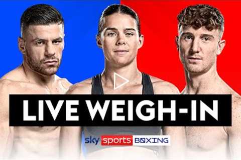 LIVE WEIGH-IN! Savannah Marshall vs Femke Hermans & Florian Marku vs Chris Jenkins