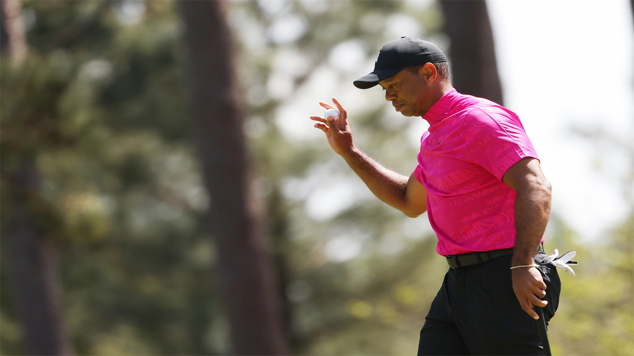 Watch Tiger Woods’ amazing tee shot that led to first birdie of his miracle comeback at the Masters