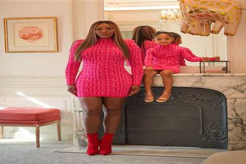 Serena Williams stuns as she and daughter Alexis wear matching pink dresses