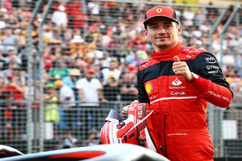 Charles Leclerc takes pole and Max Verstappen in second for Australian Grand Prix with Lewis..