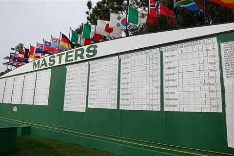 Masters 2022: Friday afternoon groupings could battle strong winds