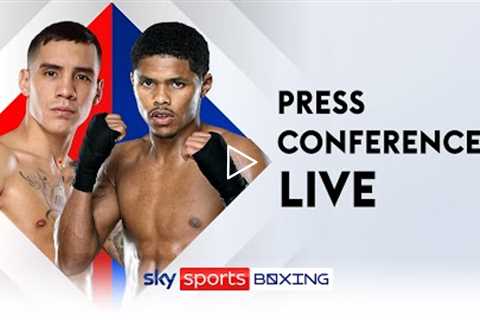 OSCAR VALDEZ VS SHAKUR STEVENSON! 👊🏻💥 Live Press Conference