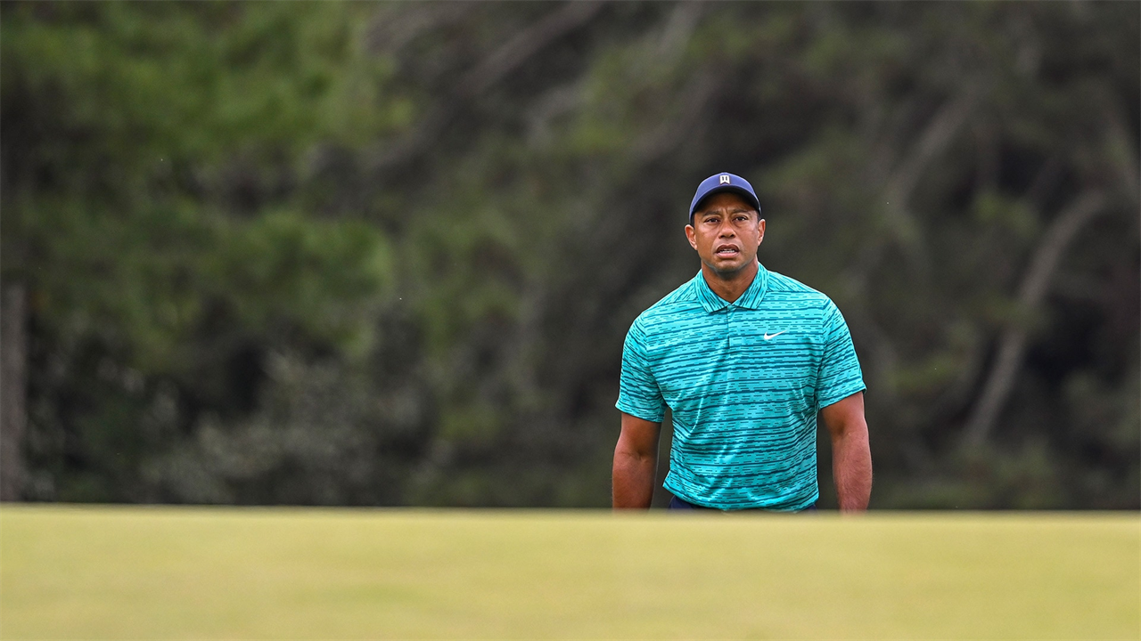 Speculation time over as Tiger Woods arrives at Southern Hills Sunday ahead of 2022 PGA Championship