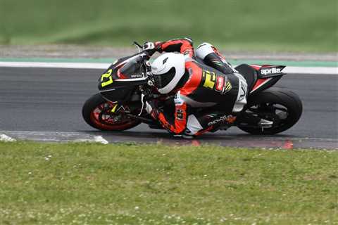 Max Toth On Pole For Sunday’s Aprilia RS 660 Trofeo In Italy – MotoAmerica