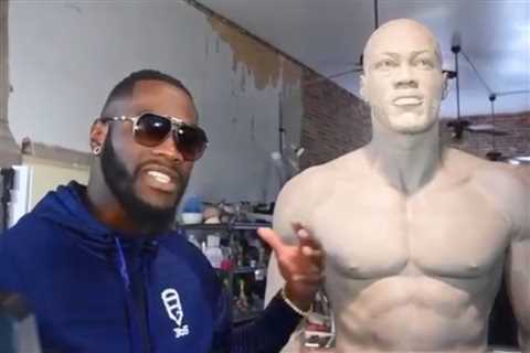 Deontay Wilder honoured with life-size statue in his hometown in Alabama and hints he is ready to..