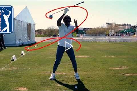 Snappy Gilmore’s one-handed swing is INSANE!