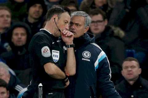 Mark Clattenburg was livid with Jose Mourinho and threw boots towards then-Man Utd boss