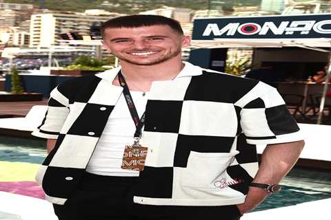 Chelsea star Mason Mount spotted at Monaco Grand Prix in £940 chequered flag-style black and white..