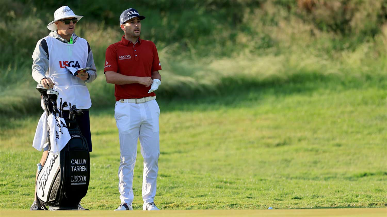 This luckless U.S. Open leader arrived on site without his golf clubs — yet again