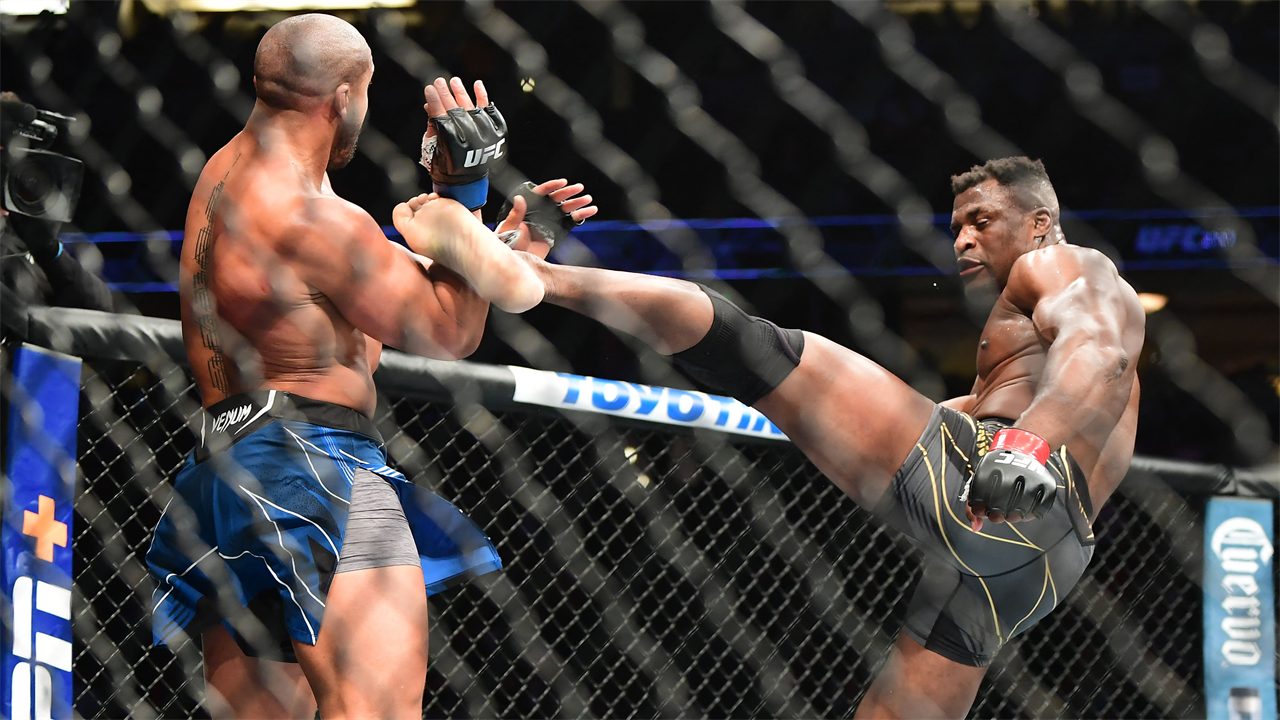 Francis Ngannou cools talk of Tyson Fury fight by revealing he could make stunning UFC return in December after surgery