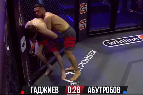 Watch incredible moment MMA fighter submits HIMSELF and blows out his knee in epic fail after..