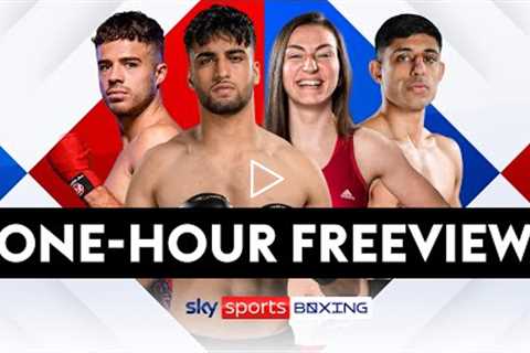 LIVE BOXING!  Adam Azim, Artingstall, Cori Gibbs & Dylan Cheema  One-Hour Freeview