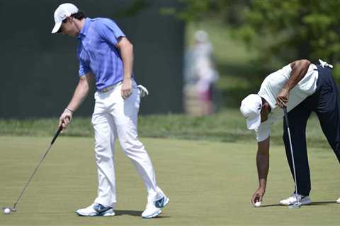 Rules Guy: Is it permissible to tamp down the grass around the hole before you putt?