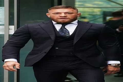 Conor McGregor compares himself to James Bond as he arrives at court in three-piece suit following..