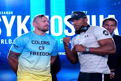 Anthony Joshua rematch with Oleksandr Usyk not part of new £100m DAZN deal with fight currently..