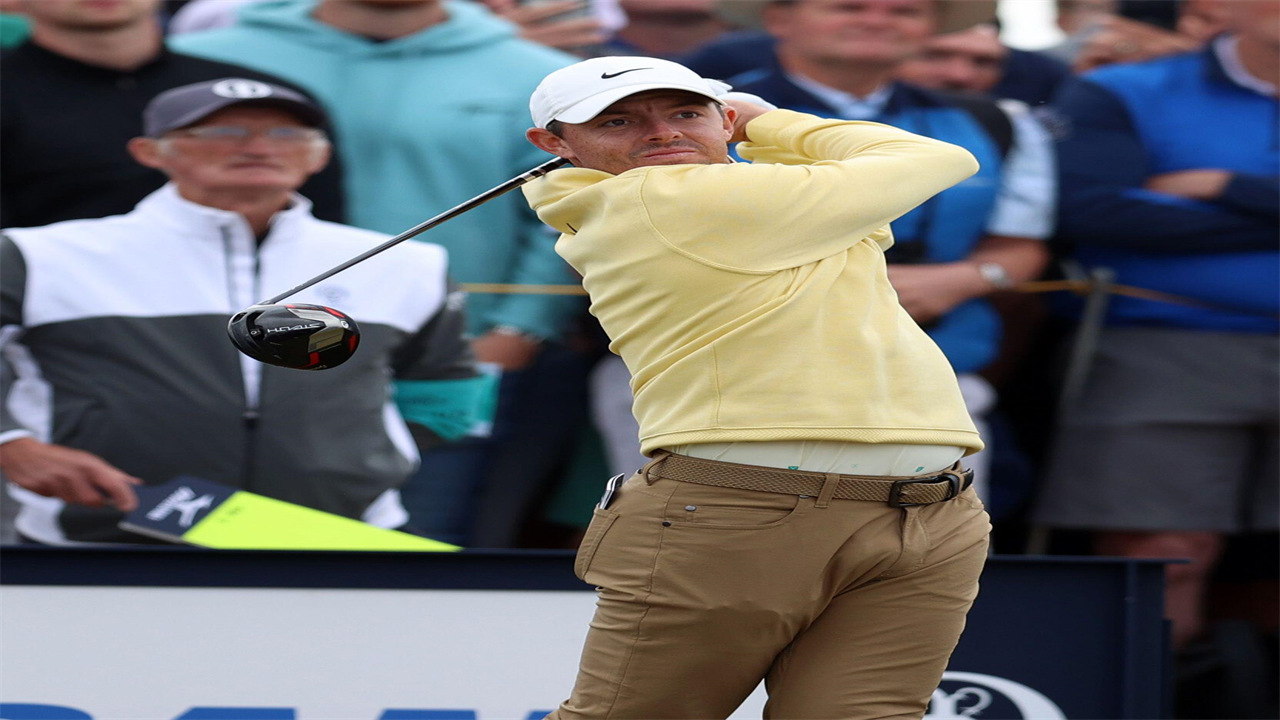Rory McIlroy accidentally BREAKS FAN’S HAND with tee shot at The Open Championship but sits two off lead after day one