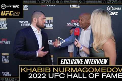 Exclusive Interview: Khabib Nurmagomedov 2022 UFC Hall Of Fame