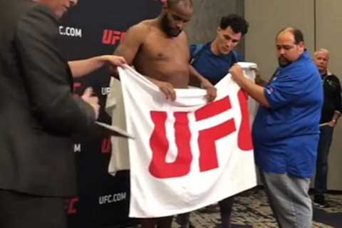 Daniel Cormier admits he DID use ‘towel trick’ to magically lose more than a pound in a minute..