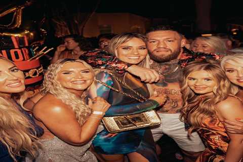 Inside topless Conor McGregor’s lavish 34th birthday bash with stunning fiancee including..