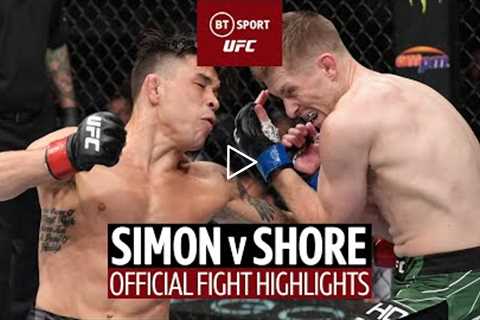 Simon inflicts Jack Shore's first loss  Ricky Simon v Jack Shore  UFC Long Island Highlights