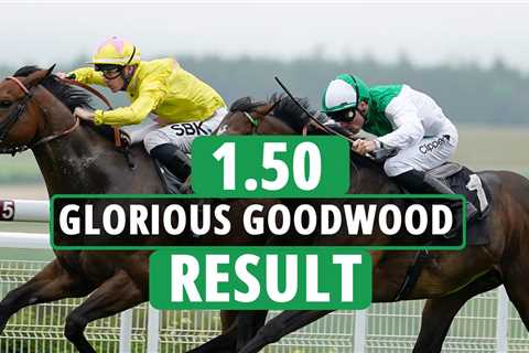 Who won the 1.50 at Goodwood? How EVERY horse finished on day one of Glorious Goodwood