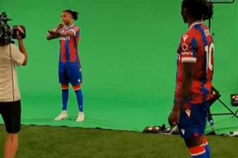 ‘He’s a gangsta!’ – Watch Crystal Palace star Eze tease Olise over celebration in Premier League..