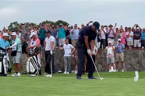‘Do it for the Saudi royal family’ – Phil Mickelson heckled during rebel LIV Golf event at Trump..
