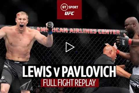 Early stoppage?  Derrick Lewis v Sergei Pavlovich  UFC 277 Full Fight Replay