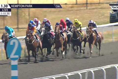 Carnage at Kempton as jockeys spiral across track in fall & bookies refund bets on horse who..