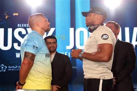 Anthony Joshua is not at same level as Oleksandr Usyk with Brit ‘regressing since fighting Wladimir ..