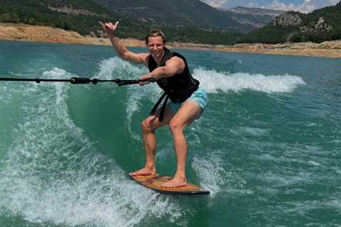 Frenkie de Jong looks relaxed as he goes wakeboarding while Barcelona continue transfer talks with..