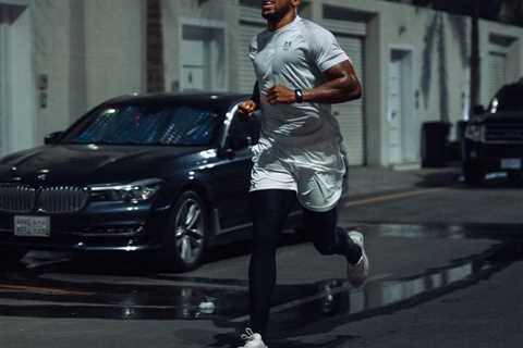 Anthony Joshua running through streets of Saudi at night as Brit gets used to conditions ahead of..