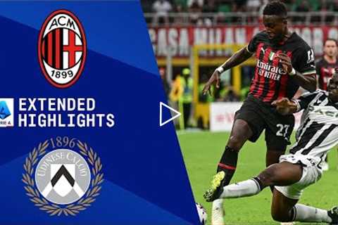 AC Milan vs. Udinese: Extended Highlights | Serie A | CBS Sports Golazo