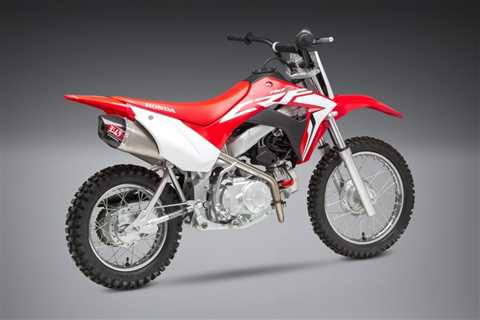 Yoshimura CRF110F 19-22 RS-9T STAINLESS FULL EXHAUST, W/ STAINLESS MUFFLER - TBparts.com