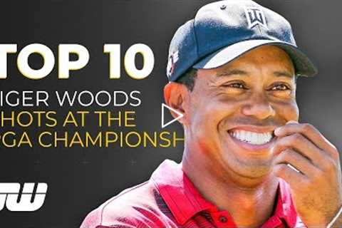 Top 10: Tiger Woods Best Shots at the PGA Championship | Golfing World