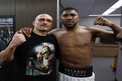 ‘We lost a fight but not the war’ – Anthony Joshua’s secret dressing room speech after Oleksandr..